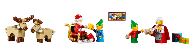 Illustration for article titled Christmas Comes Early To LEGO Land With Santa's Workshop